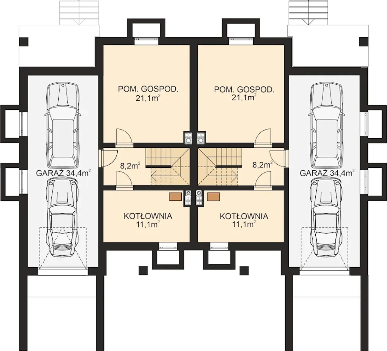 APS 049 DWULOKALOWY Rzut 1