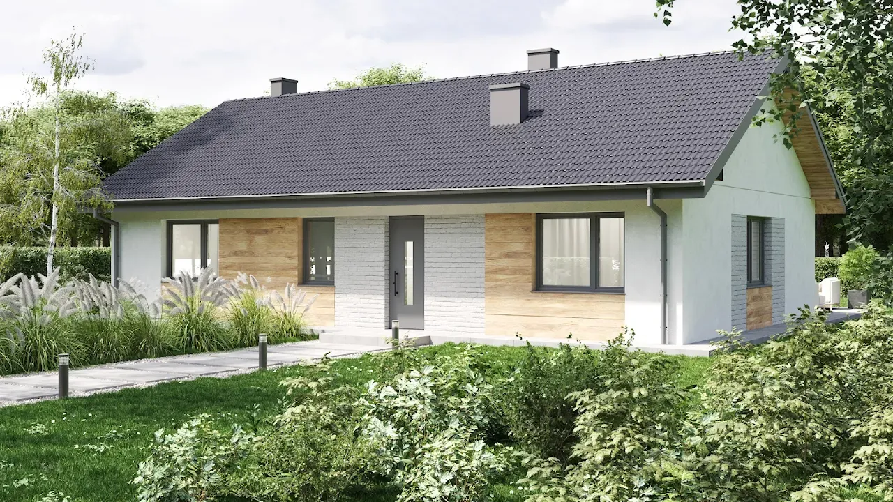 Parterowy klasyk 120 Wizualizacja 1