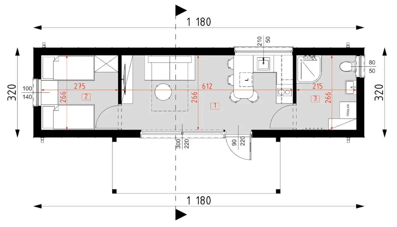 DM24B - wersja drewniana Rzut 1