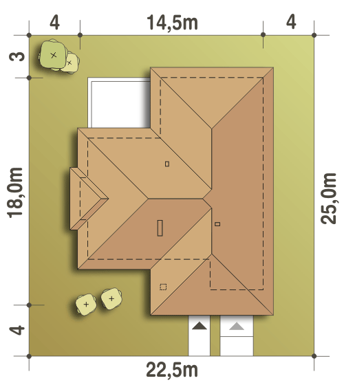 Radek II z garażem 1-st. A