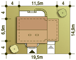 Florek z garażem 1-st. A