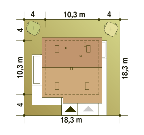 Nowinka VI z garażem 1-st. A