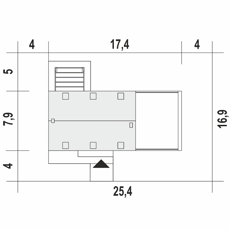 Eco 5 z garażem 2-st. A1
