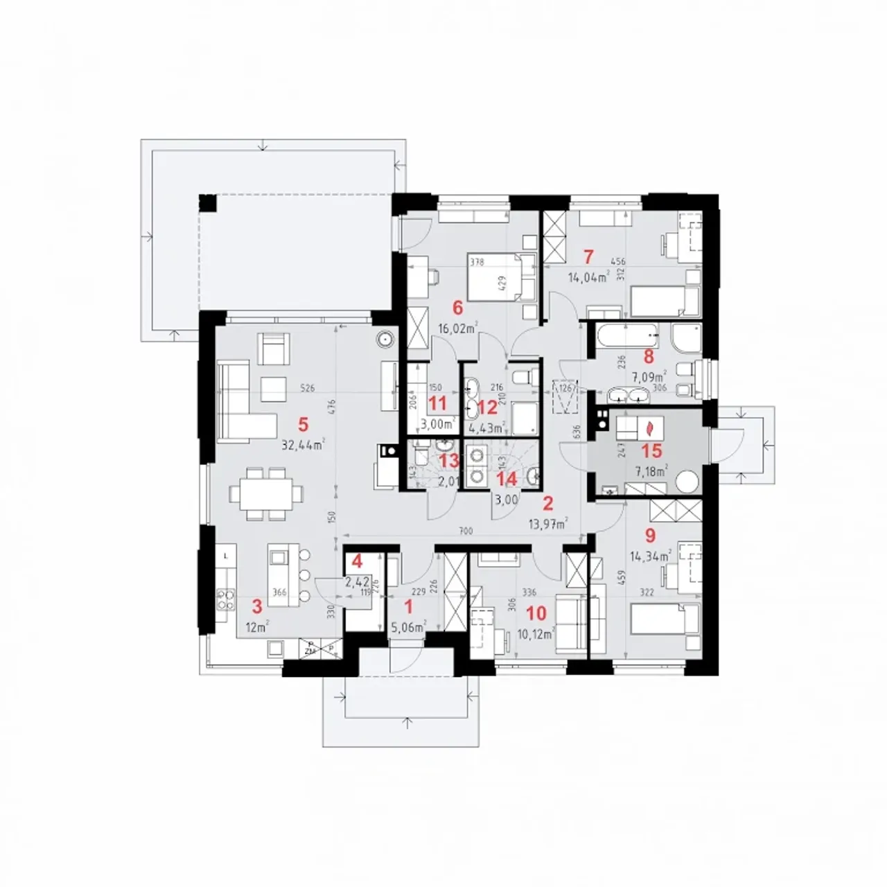 Domena 163 C1 Rzut 1