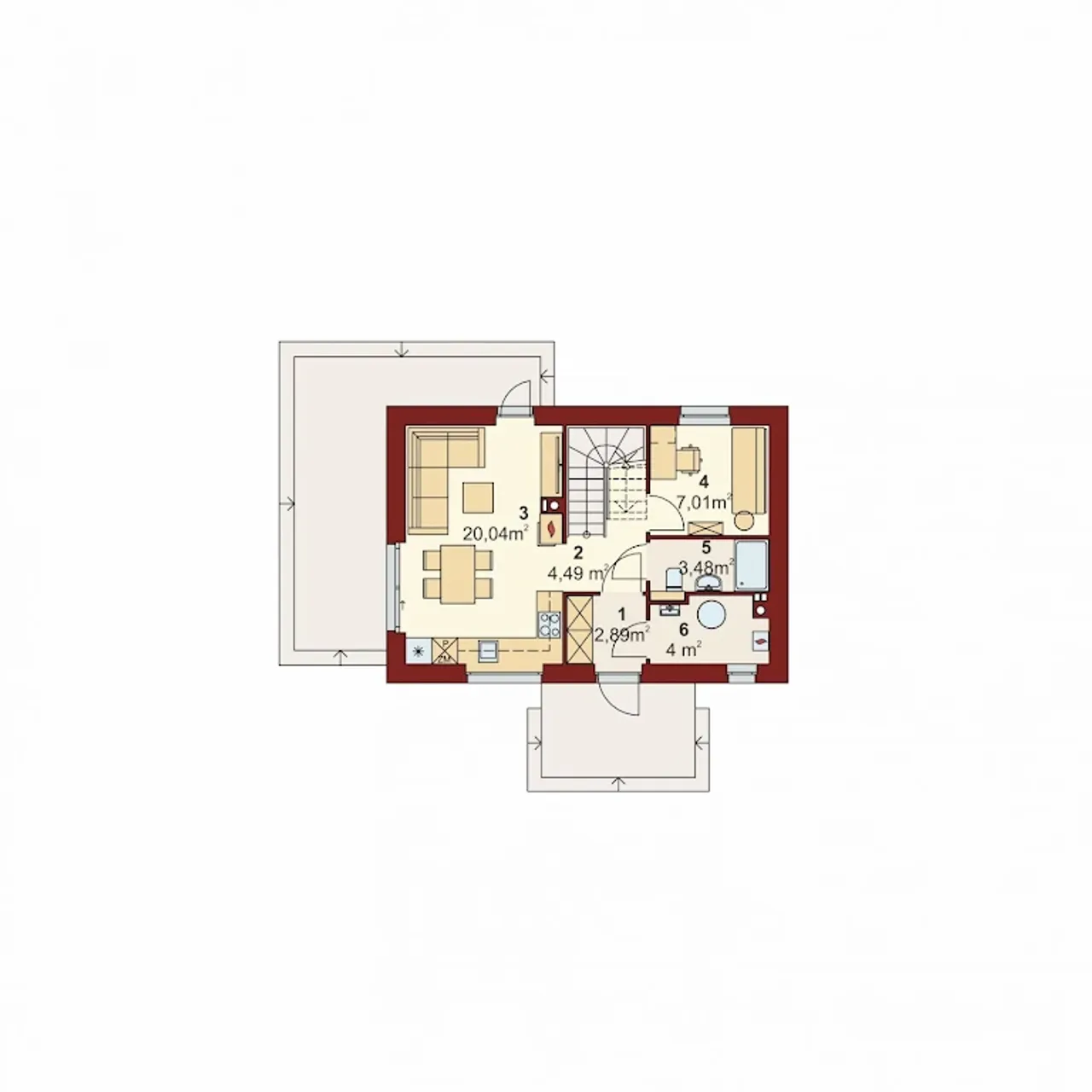Domena 208 C1 Rzut 1