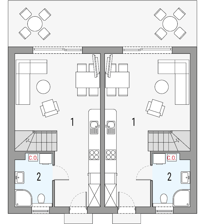 Morski 2 - dwulokalowy LLL