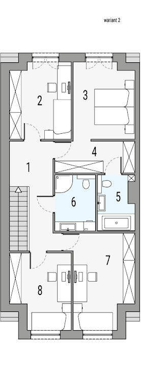 Melodia B2 - segment lewy