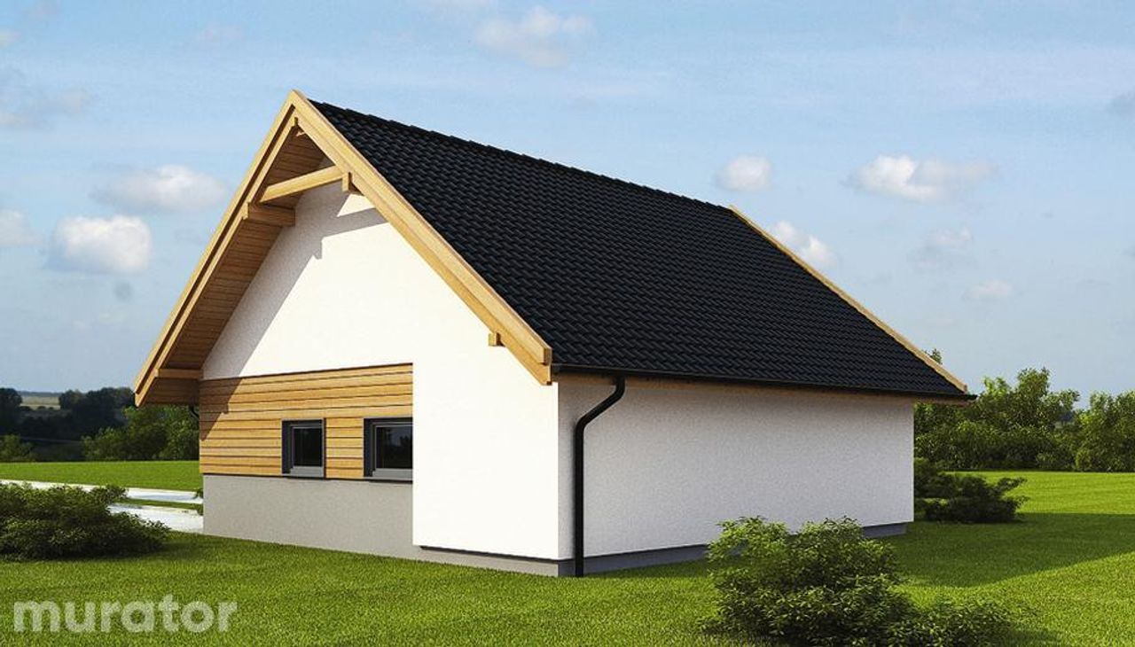 garaż z pomieszczeniem gospodarczym gc93 - GC93 Wizualizacja 2