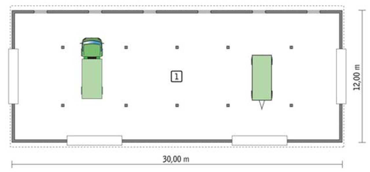 budynek garażowo-magazynowy gmc04a - GMC04a Rzut 1