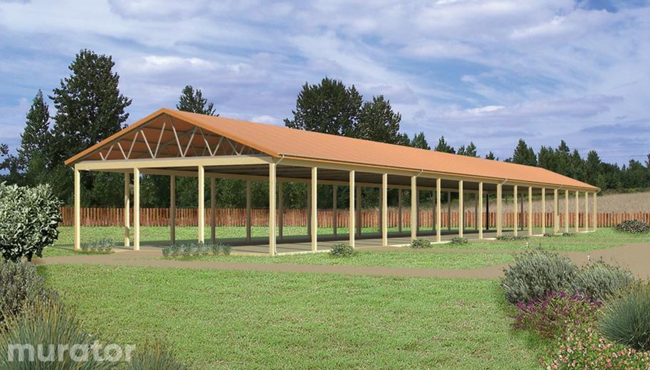 wiata magazynowa pmc01 - PMC01 Wizualizacja 1
