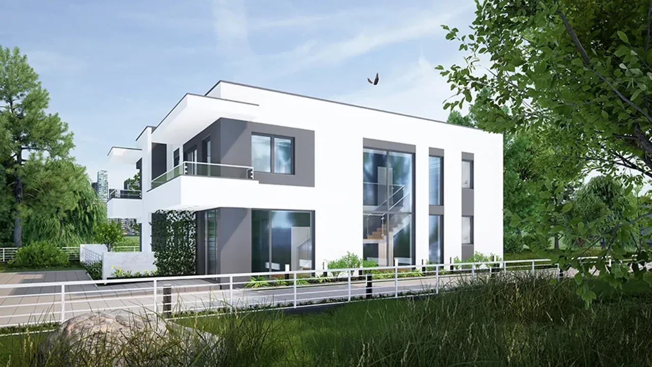 Budynek mieszkalny - alternatywy 4a - UC410a Budynek mieszkalny - alternatywy 4a - UC410a Wizualizacja 2