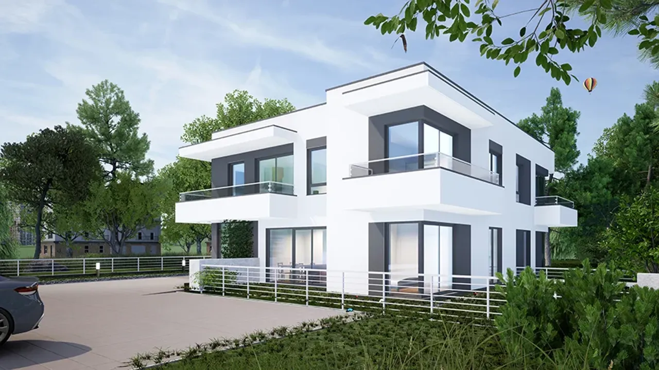 Budynek mieszkalny - alternatywy 4a - UC410a Budynek mieszkalny - alternatywy 4a - UC410a Wizualizacja 5