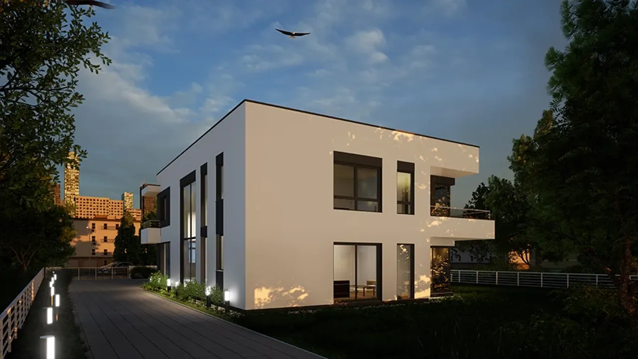 Budynek mieszkalny - alternatywy 4a - UC410a Budynek mieszkalny - alternatywy 4a - UC410a Wizualizacja 6