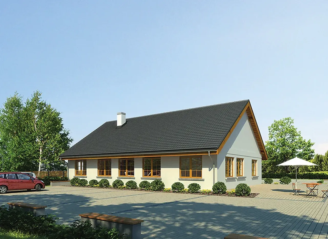 Budynek usługowy - U26c Budynek usługowy - U26c Wizualizacja 2