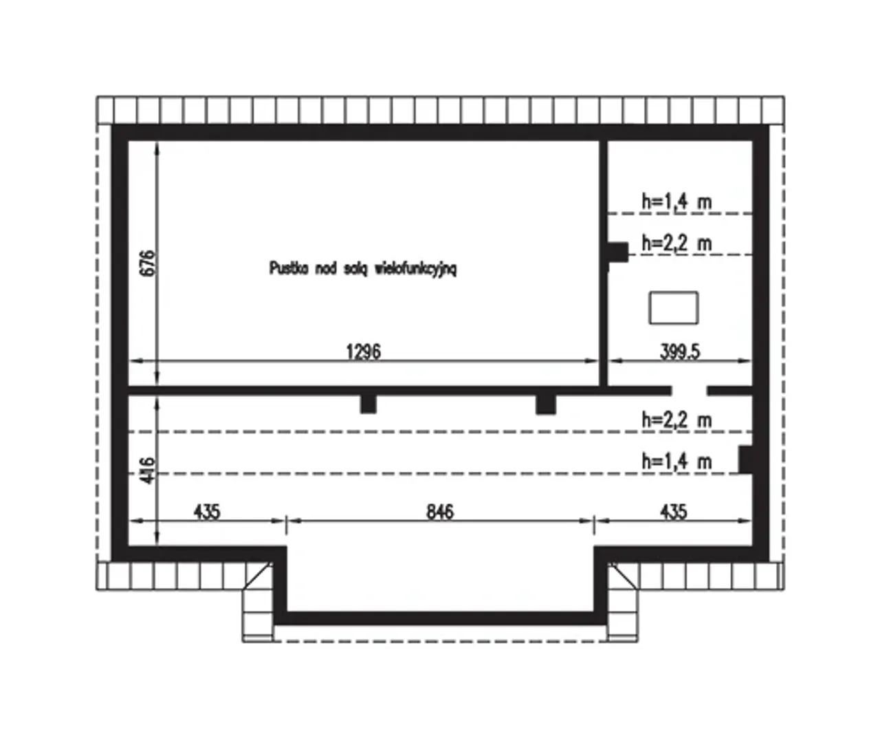 Budynek usługowy - U26c Budynek usługowy - U26c Rzut 2