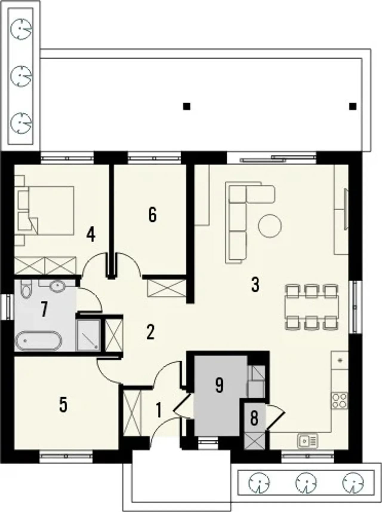 Krajobrazy 62 Rzut 1