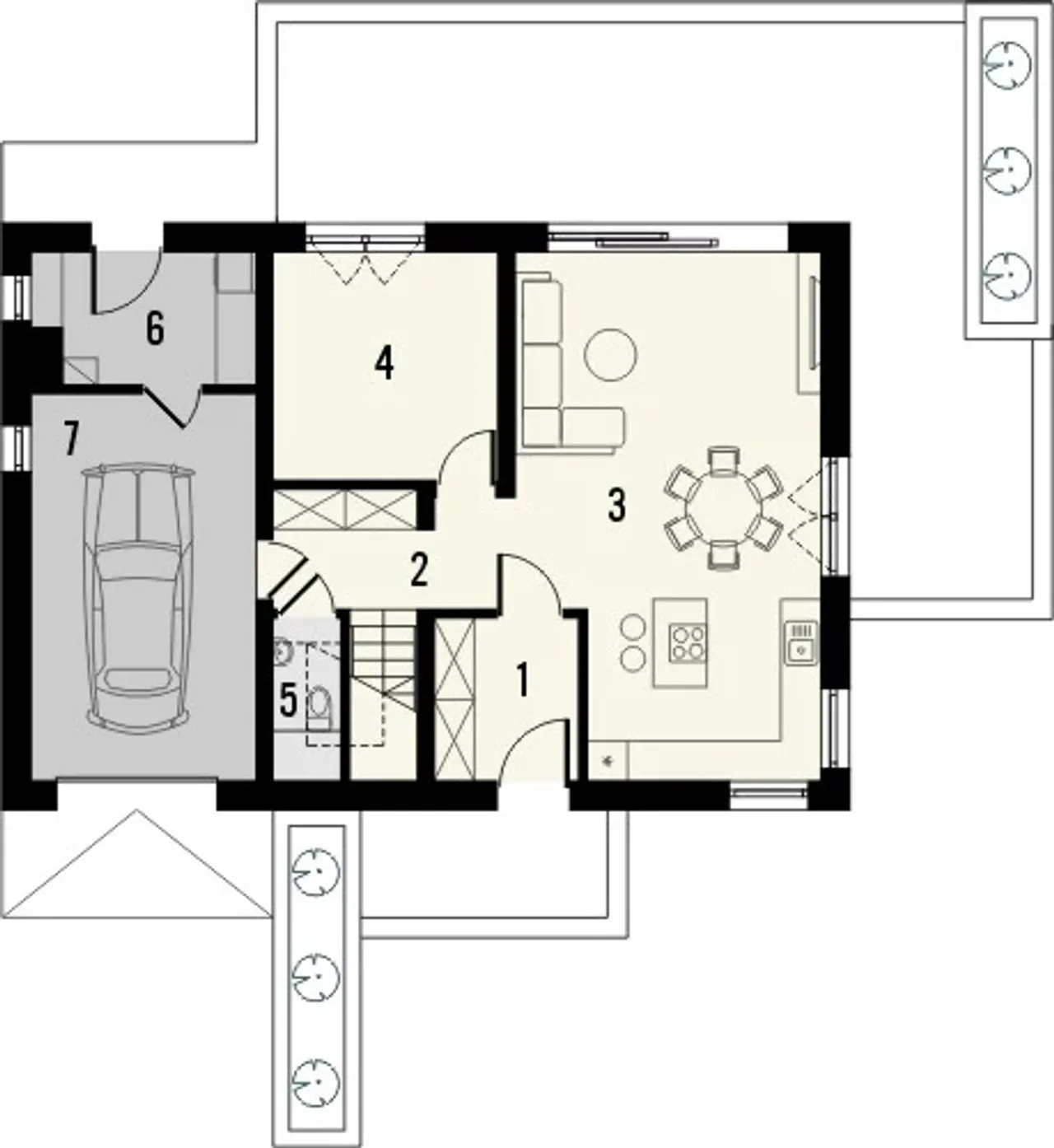 Krajobrazy 44 Rzut 1