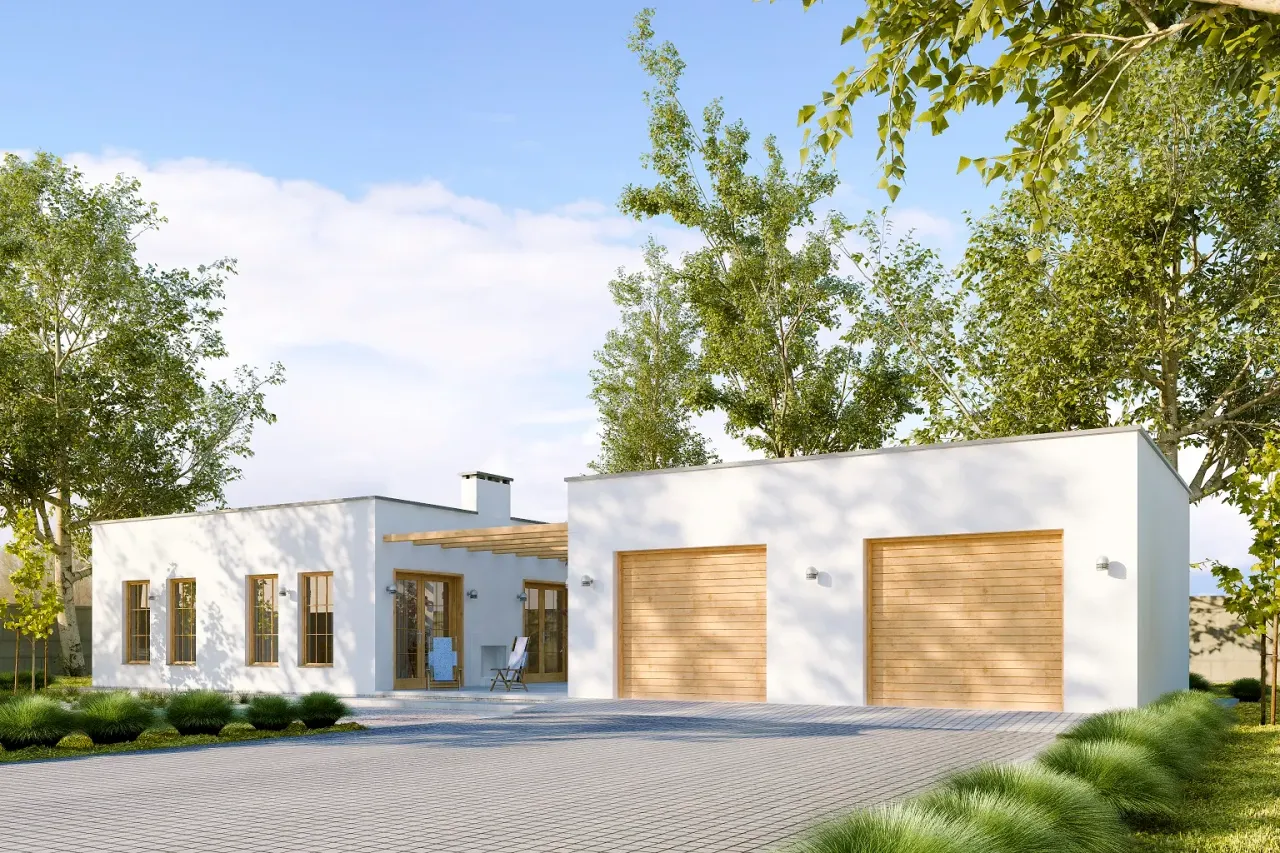 G191 - Budynek rekreacyjny z sauną Wizualizacja 1