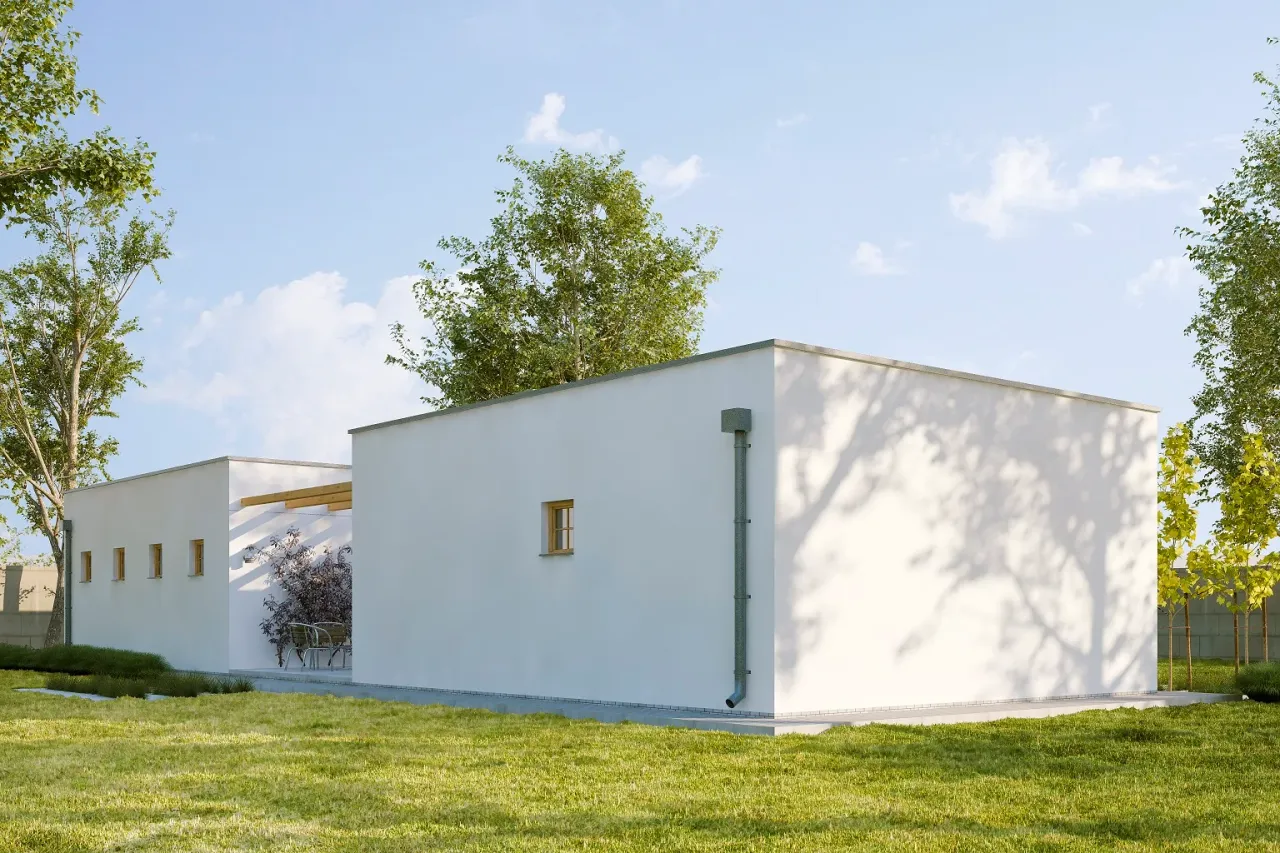 G191 - Budynek rekreacyjny z sauną Wizualizacja 2