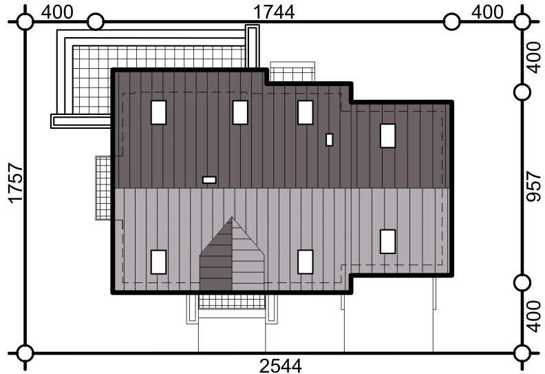 Sowa 6 z garażem 2-st.