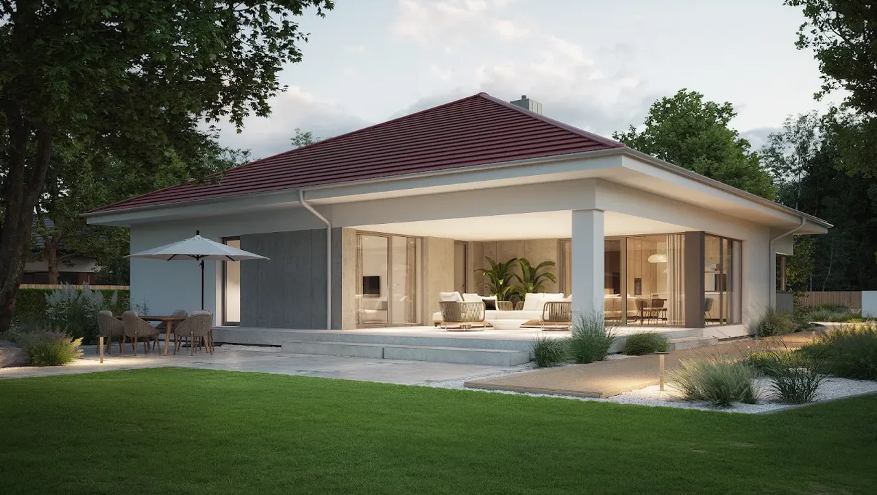 New House 767 w2 RED Wizualizacja 1