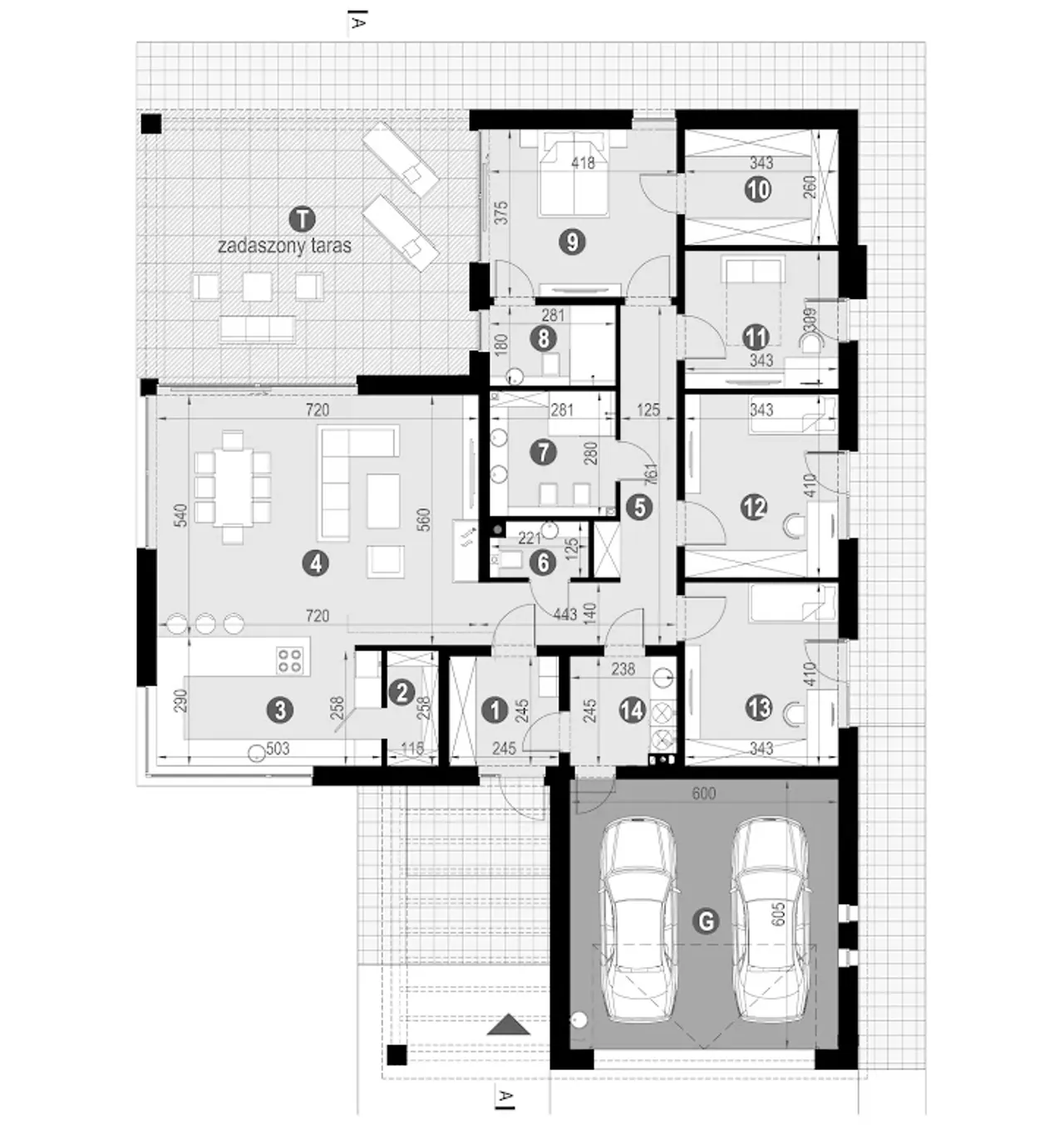 New House 761 w3 Plus Rzut 1