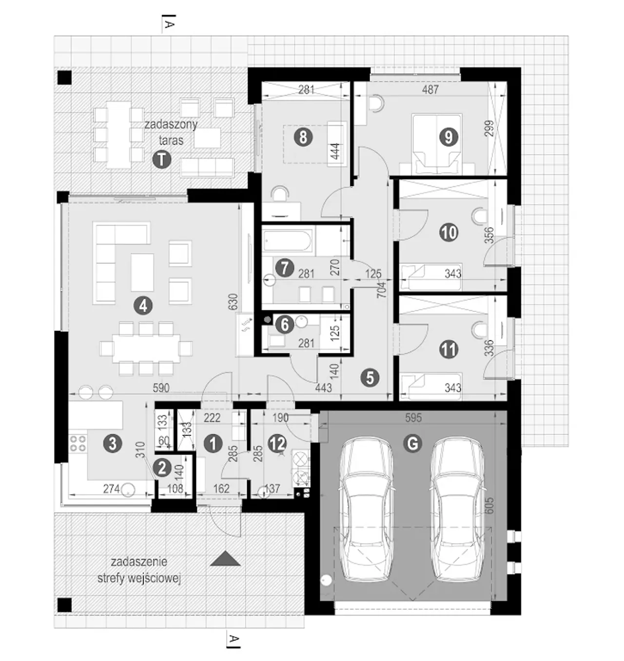 New House 771 RED Rzut 1