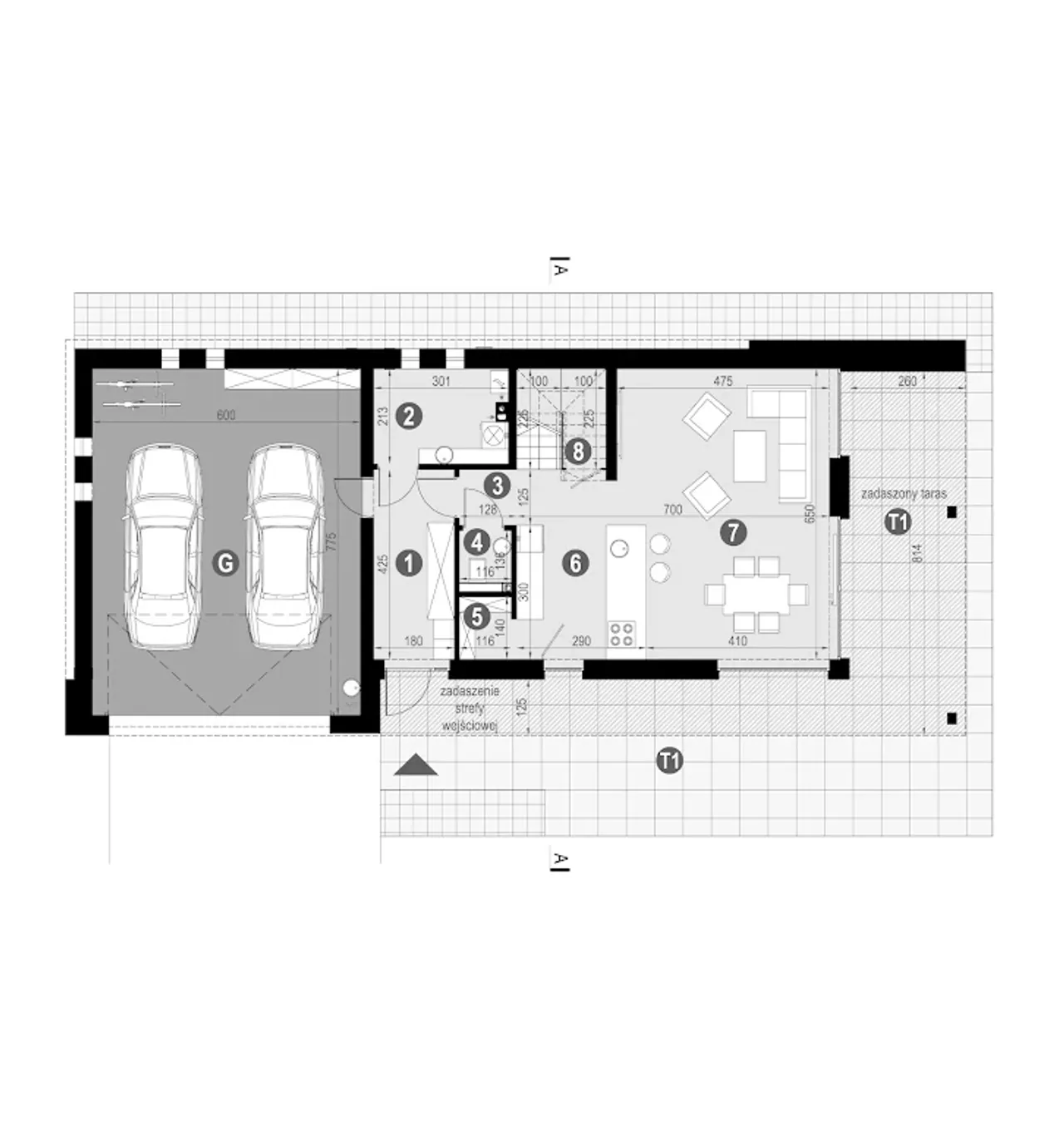 New House 753 G2 w2 Rzut 1