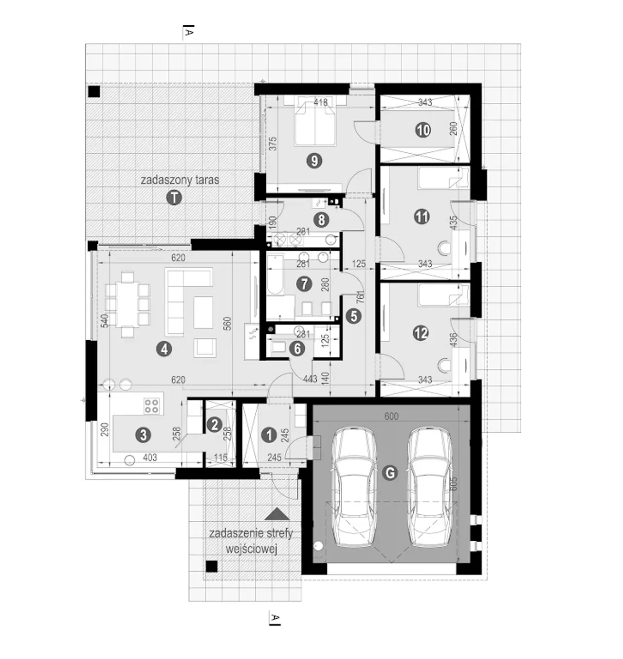 New House 767 RED Rzut 1