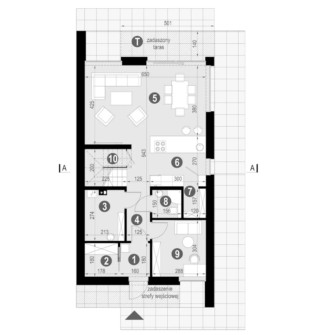 New House 758 Rzut 1