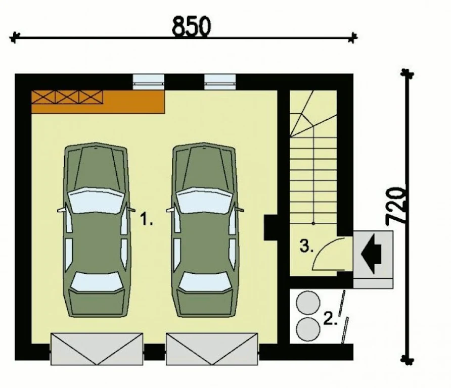 GM 1 budynek garażowo-mieszkalny