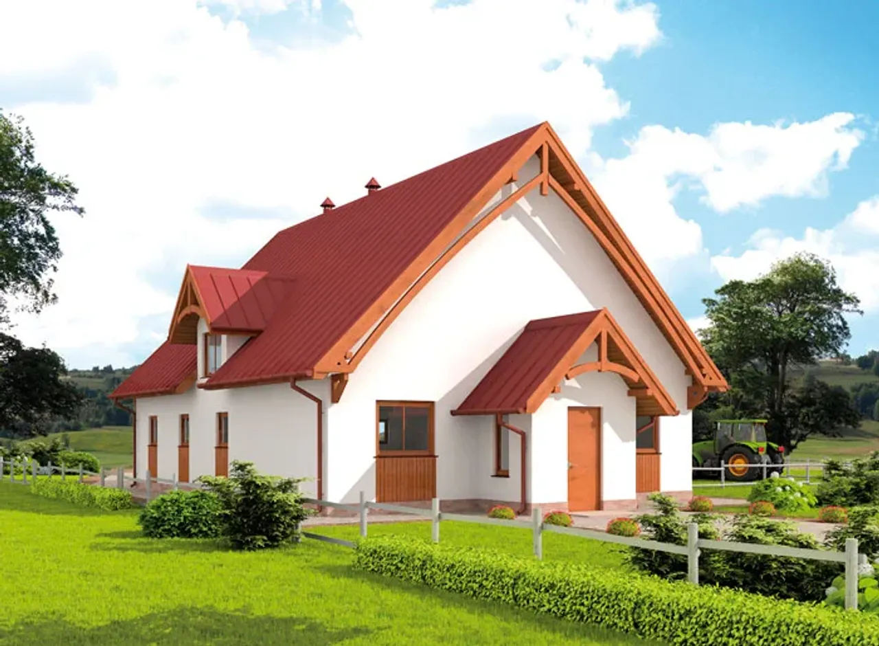 S49 Stajnia dla koni - 6 boksów Wizualizacja 1