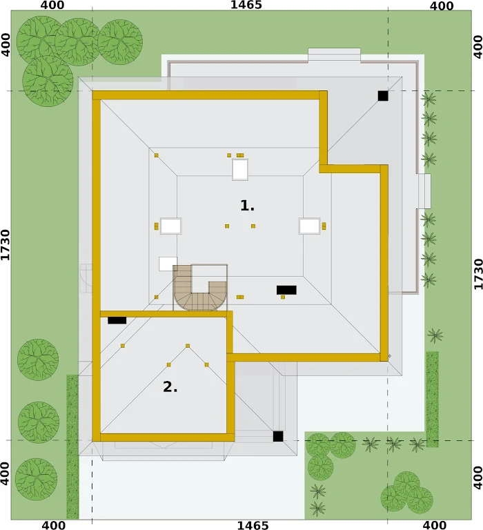 Alexandria projekt domu z bali drewnianych