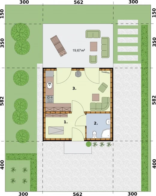 Lido A Szkielet Drewniany Na Zgłoszenie Do 35 M2