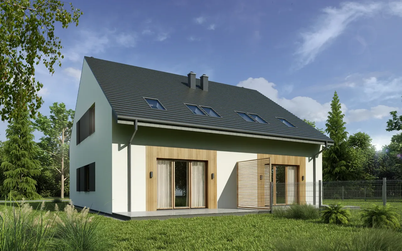 Twins 2 dwa domy Wizualizacja 2